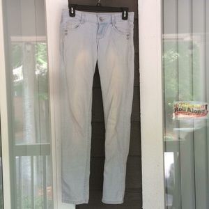 Light blue skinny jeans